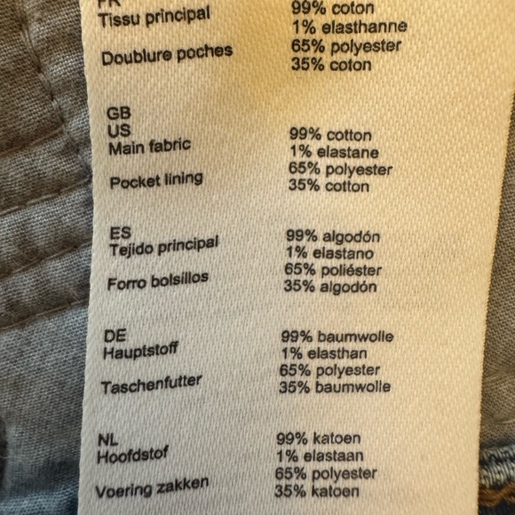 Denim Ruffle Hem Women Shorts - Picture 6 of 6